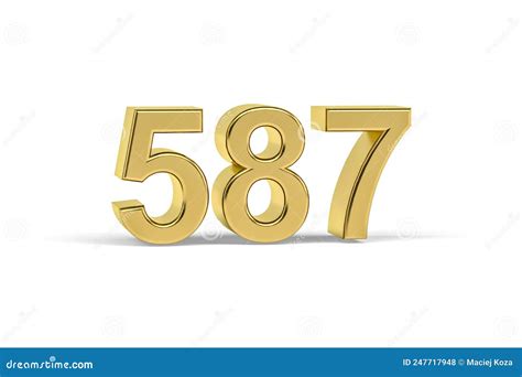 3D Lotto Number: 587 .
